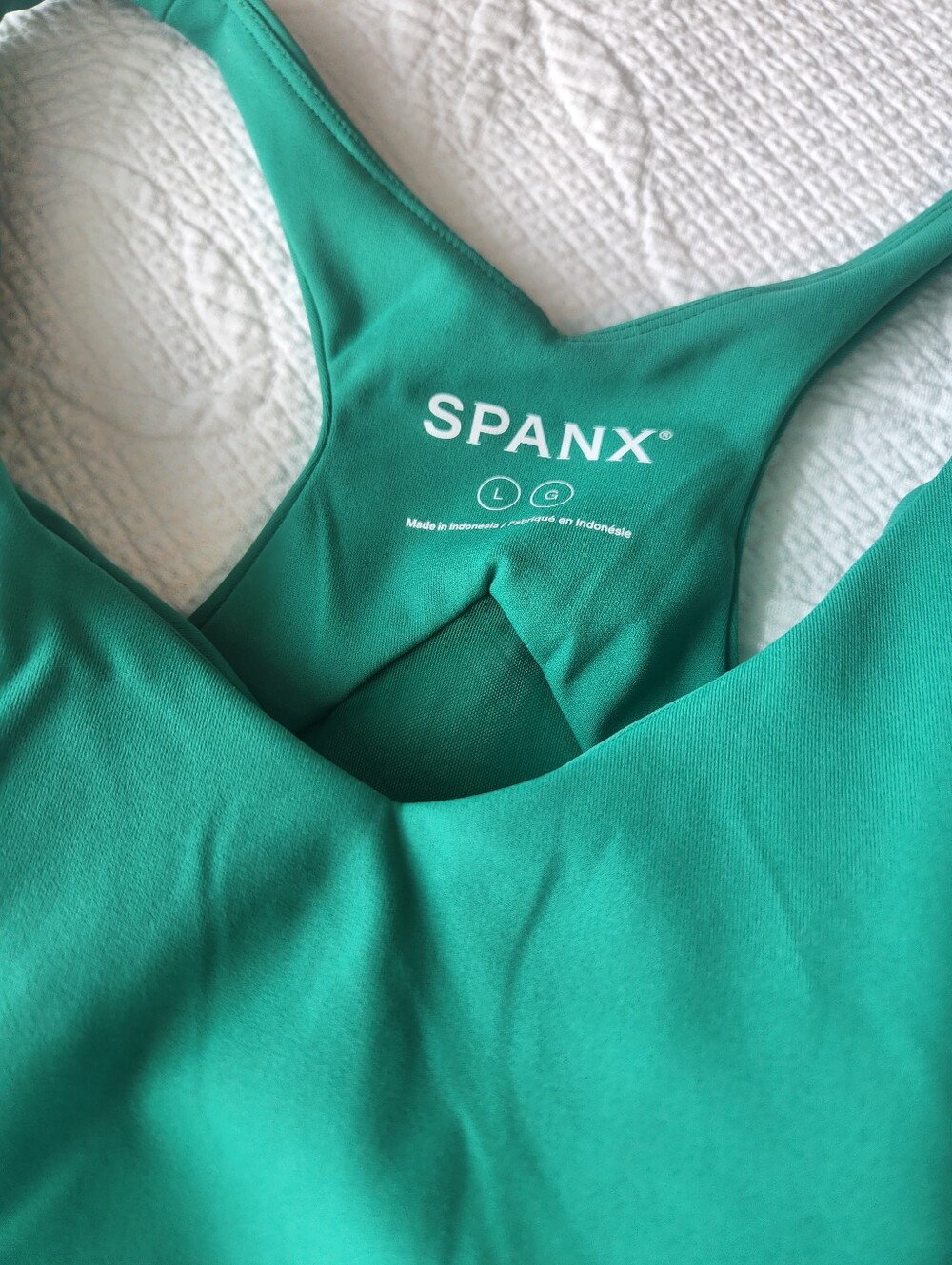 SPANX Green Racerback Tank - Picture 3 of 7
